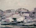 Lucania, 1967. Olio su tela 50x60 cm